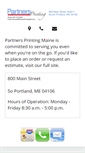 Mobile Screenshot of partnersprintingme.com